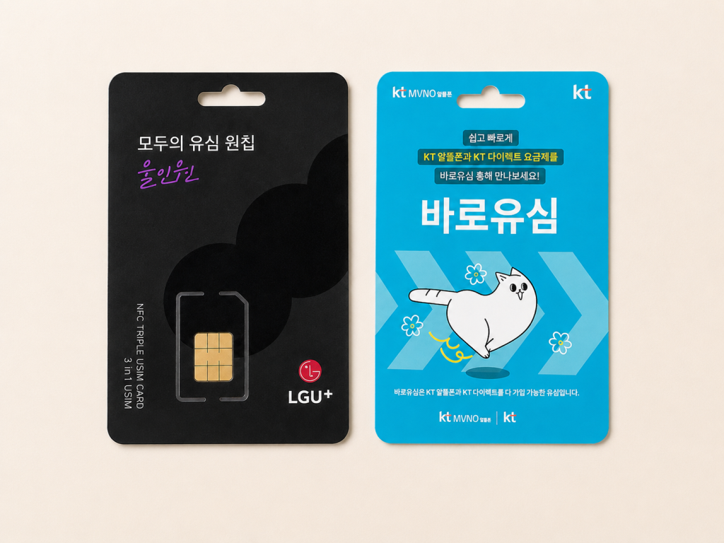 바로유심과 모두의 유심 원칩